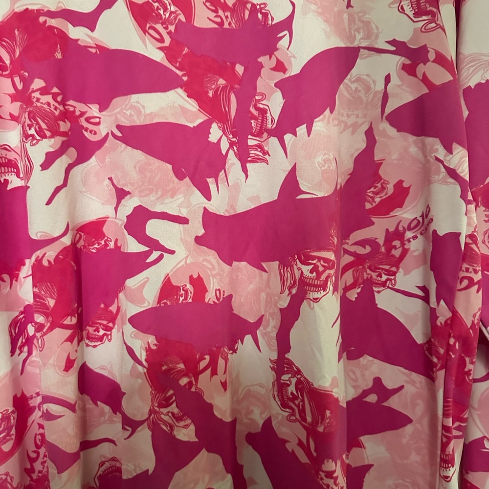Mojo Pink Camo Sun Shirt M | Fishing Outdoor Long Sleeve View 4